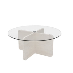 Coffee Table (Glass Tops) Round