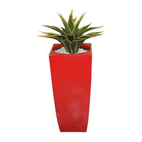 18"/ 60cm Agave in Square Fibreglass Urn